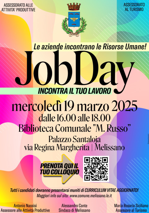 JOB DAY 2025: INCONTRA IL TUO LAVORO! 